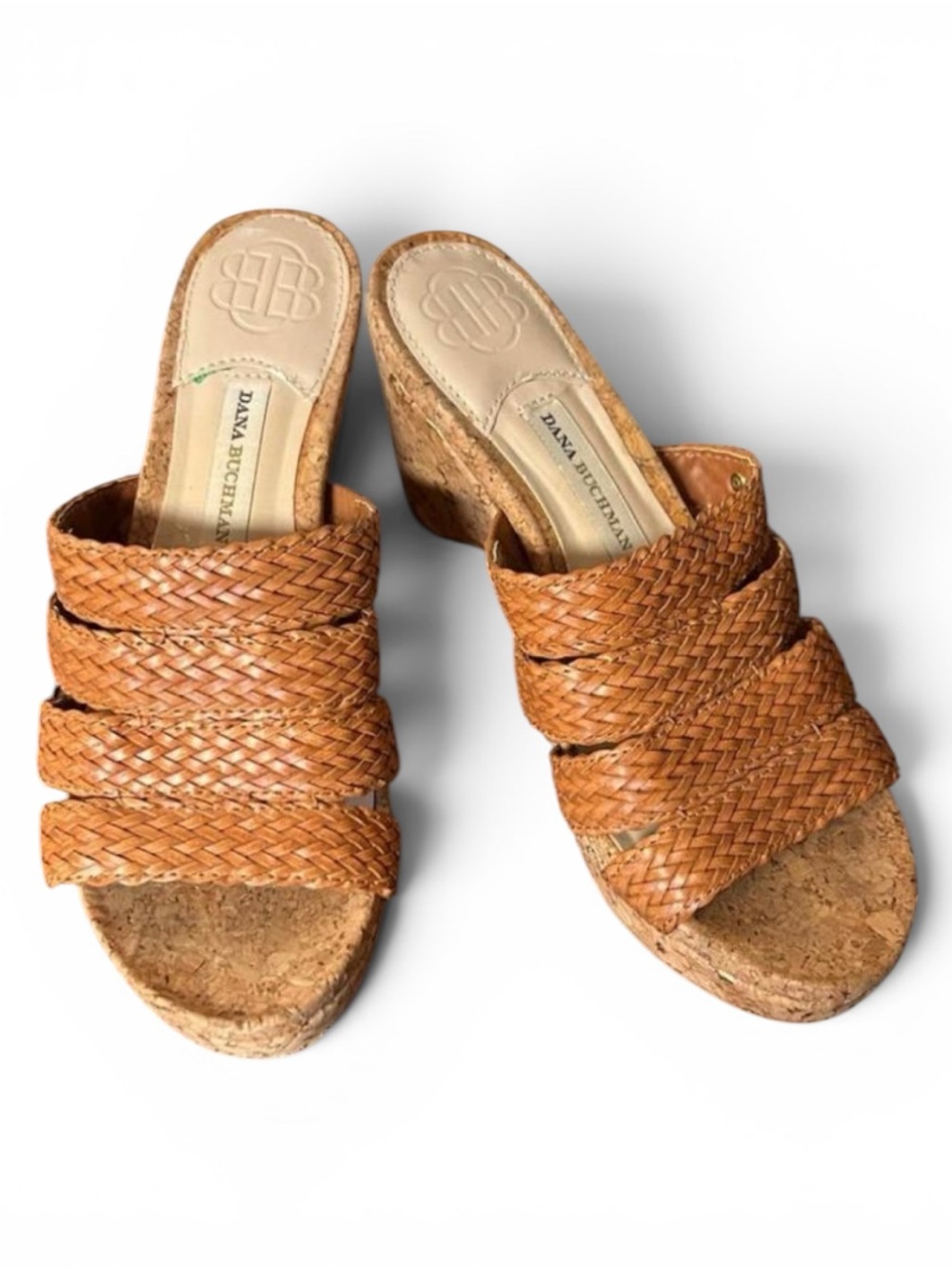 Z Dana Buchman Women's Brown and Tan Cork Sandals 6.5